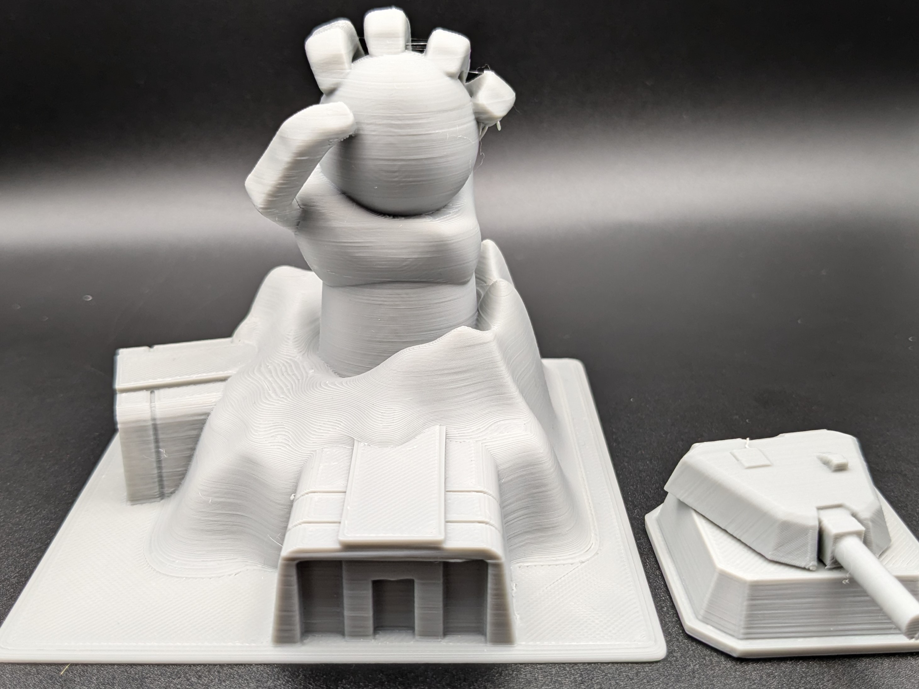 Hand of nod and turret
